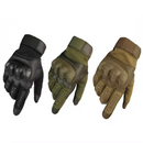 Luvas Táticas de Couro para Bike e Motocicleta com Toque Tela Celular