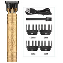 Máquina Profissional de Barbear Elétrica Sem Fio Recarregável USB