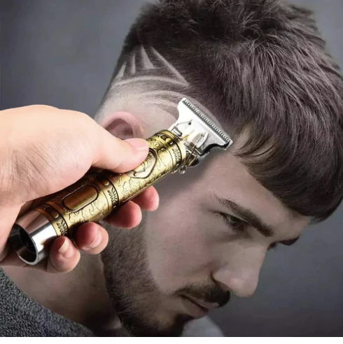 Máquina Profissional de Barbear Elétrica Sem Fio Recarregável USB