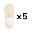 KIT 5 Pares de Meias Invisíveis Antiodor Confort O Fim do Chulé e a Aparência Incômoda no Sapato
