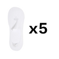 KIT 5 Pares de Meias Invisíveis Antiodor Confort O Fim do Chulé e a Aparência Incômoda no Sapato