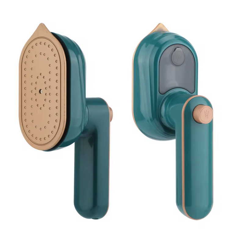 Mini Ferro de Passar Roupa Portátil 110/220v Antiaderente Suporte a Engomar Seco e Úmido