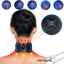 Mini Massageador Portátil Alívio de Dores Cervicais Pescoço e Perna