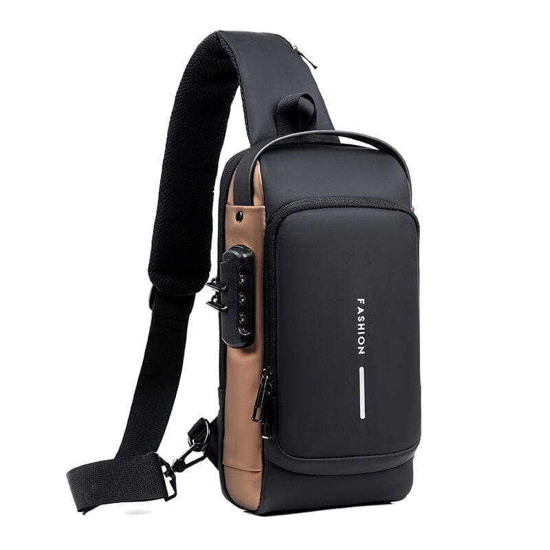 Mochila Antifurto com Senha Multifuncional Carregamento Interno de Celular via USB