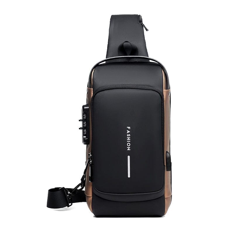 Mochila Antifurto com Senha Multifuncional Carregamento Interno de Celular via USB