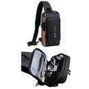 Mochila Antifurto com Senha Multifuncional Carregamento Interno de Celular via USB