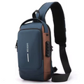 Mochila Antifurto com Senha Multifuncional Carregamento Interno de Celular via USB