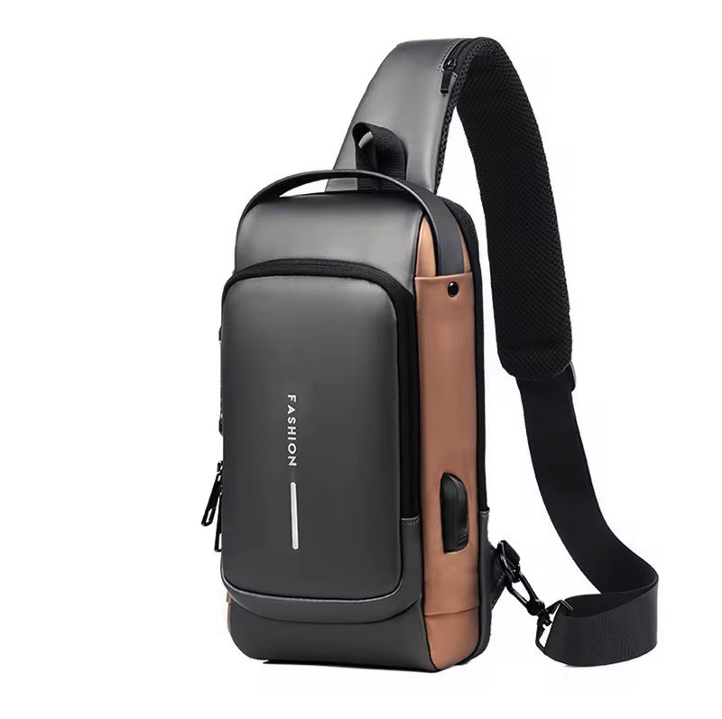 Mochila Antifurto com Senha Multifuncional Carregamento Interno de Celular via USB