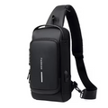 Mochila Antifurto com Senha Multifuncional Carregamento Interno de Celular via USB