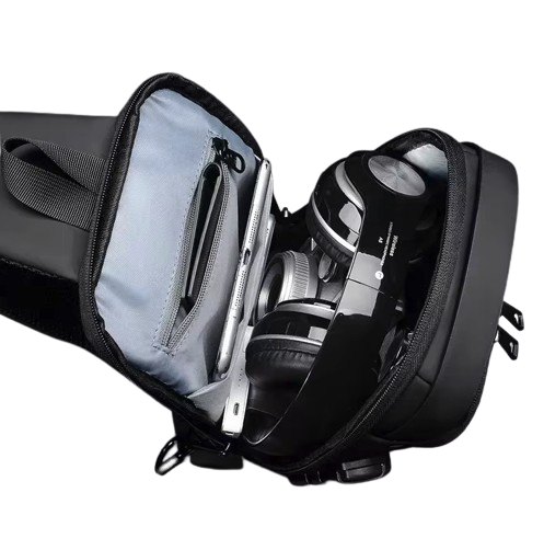 Mochila Antifurto com Senha Multifuncional Carregamento Interno de Celular via USB