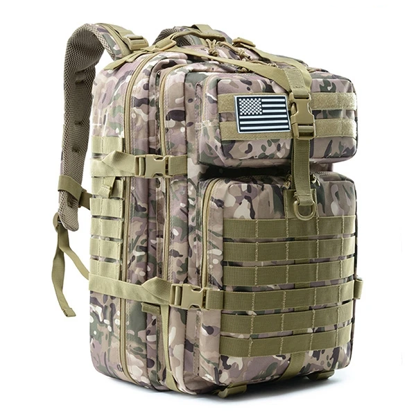 Mochila Tática Militar para Homens e Mulheres Escalada Caminhada Bolsa de Viagem 30L e 45L