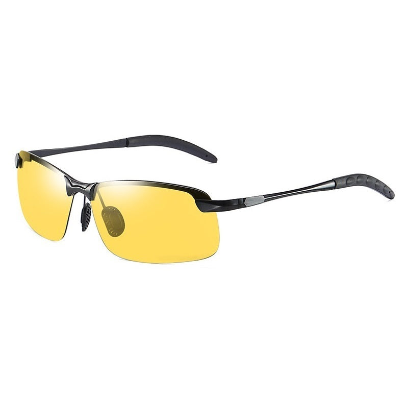 Óculos de Sol Fotocromáticos para homens UV400 Ultravision Polarizados Visão Noturna e Diurna Bom para Dirigir