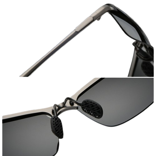 Óculos de Sol Fotocromáticos para homens UV400 Ultravision Polarizados Visão Noturna e Diurna Bom para Dirigir