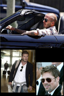 Óculos de Sol Masculinos Vintage de Luxo Polarizados e com  Proteção UV400