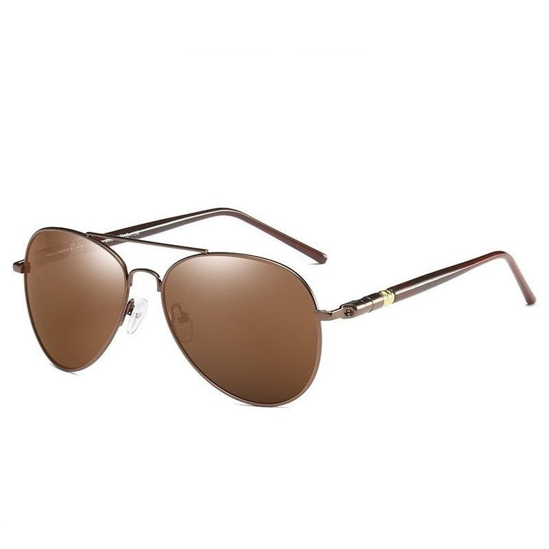 Óculos de Sol Masculinos Vintage de Luxo Polarizados e com  Proteção UV400