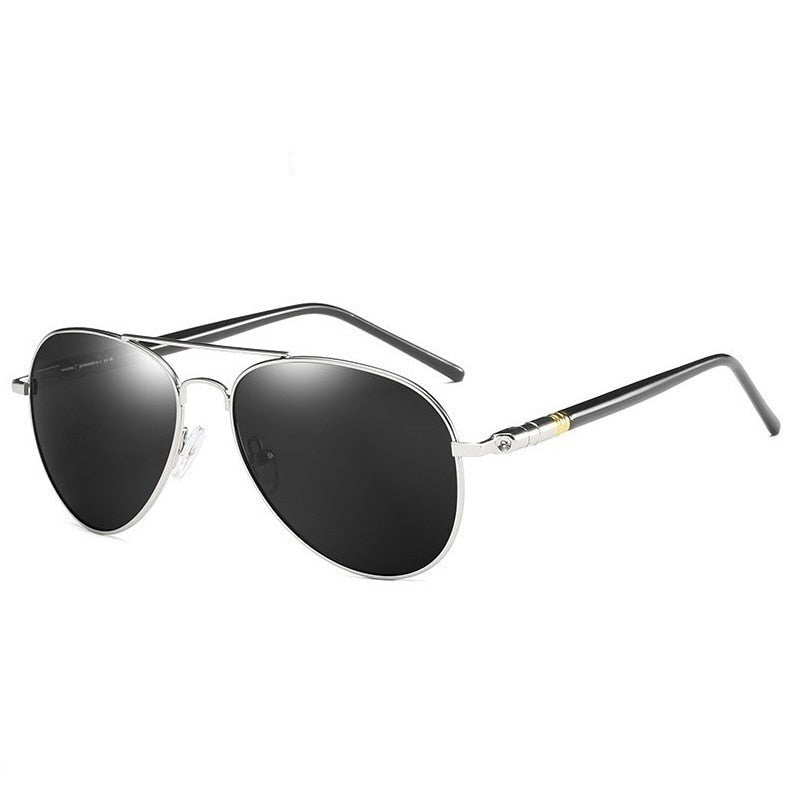 Óculos de Sol Masculinos Vintage de Luxo Polarizados e com  Proteção UV400