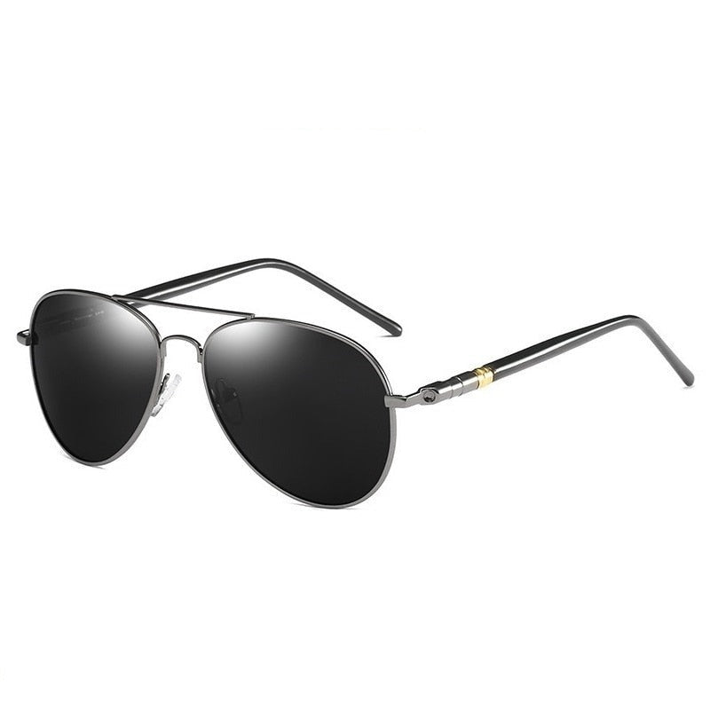 Óculos de Sol Masculinos Vintage de Luxo Polarizados e com  Proteção UV400