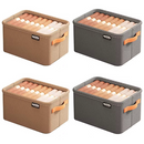 Organizador de Roupas Dobrável à Prova de Poeira com Tampa