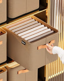 Organizador de Roupas Dobrável à Prova de Poeira com Tampa