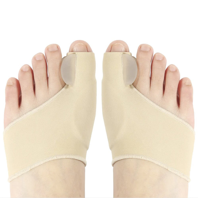 Par de Meias Corretivas de Silicone Macio para os Pés