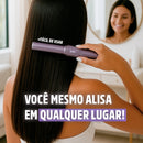 Pente Alisador de Cabelo 5 em 1 Sem Fio InfiniteGlam Sinta-se Linda Hoje