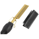 Pente Elétrico Multifuncional 3 em 1 Alisador Modelador e Chapinha