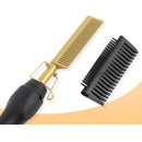 Pente Elétrico Multifuncional 3 em 1 Alisador Modelador e Chapinha