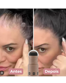 Preenchimento de Maquiagem Capilar para Cabelos Brancos e Ralos Pó Sombra Natural