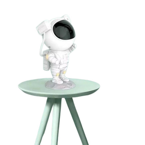 Projetor Astronauta Galaxy com Temporizador e Controle Remoto Branco