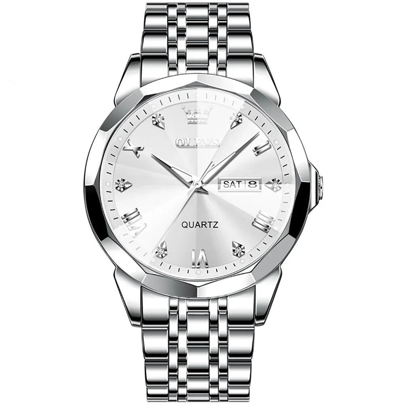 Relógio Masculino PREMIUM Luxury Olevs Sinta-se Estiloso Chique Elegante