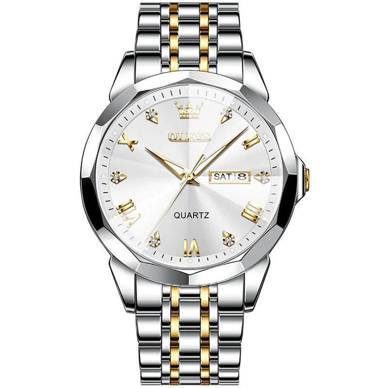 Relógio Masculino PREMIUM Luxury Olevs Sinta-se Estiloso Chique Elegante