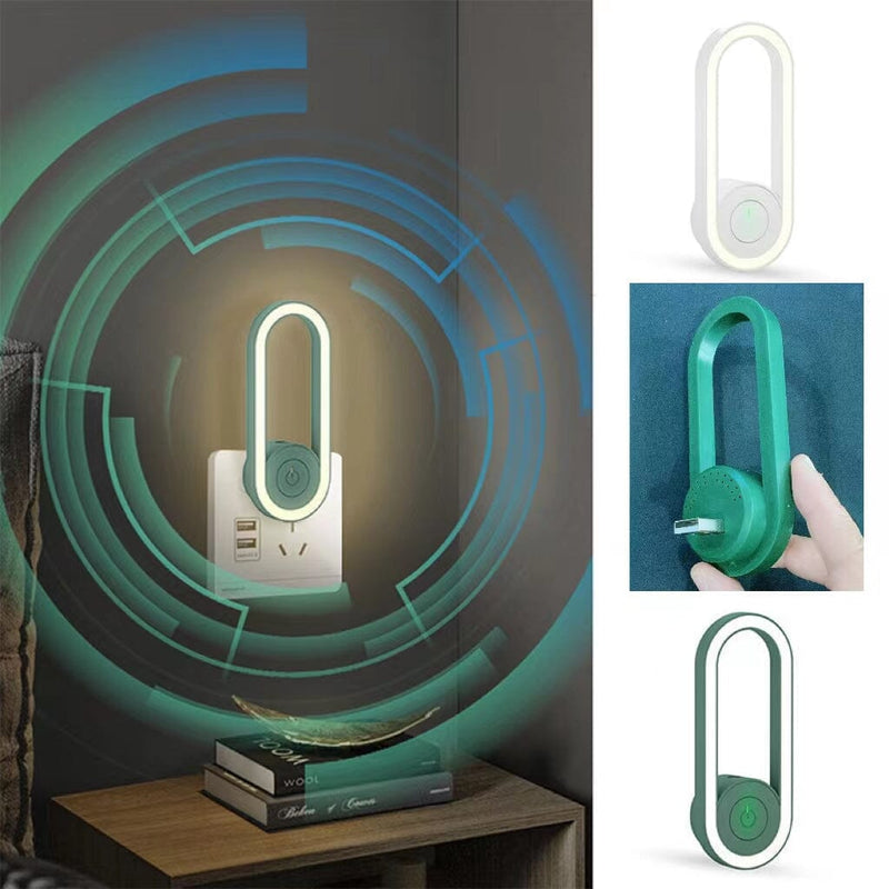 Repelente e Matador Ultrassônico de Mosquitos com Luz Noturna LED