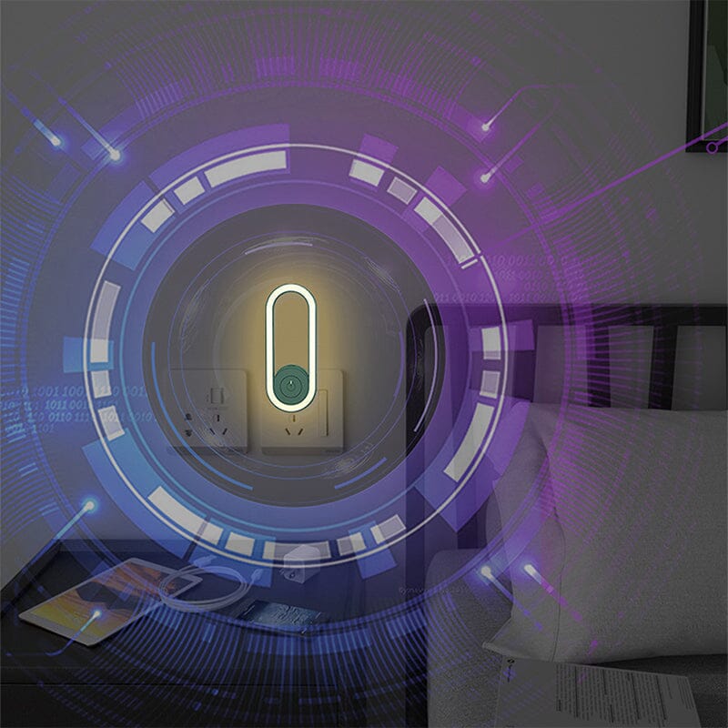Repelente e Matador Ultrassônico de Mosquitos com Luz Noturna LED