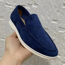 Sapato Mocassim Loafer Mouiller Camurça Fosca Pé Redondo Casual Diversos Tamanhos