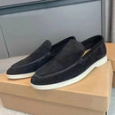Sapato Mocassim Loafer Mouiller Camurça Fosca Pé Redondo Casual Diversos Tamanhos