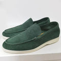 Sapato Mocassim Loafer Mouiller Camurça Fosca Pé Redondo Casual Diversos Tamanhos