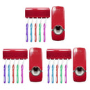 Suporte para Escovas Mais Dispenser Automático para Pasta de Dente