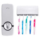 Suporte para Escovas Mais Dispenser Automático para Pasta de Dente