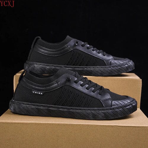 Tênis Masculino Casual de Malha Flexível e Confortável