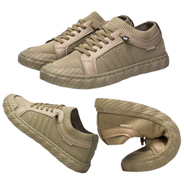 Tênis Masculino Casual de Malha Flexível e Confortável