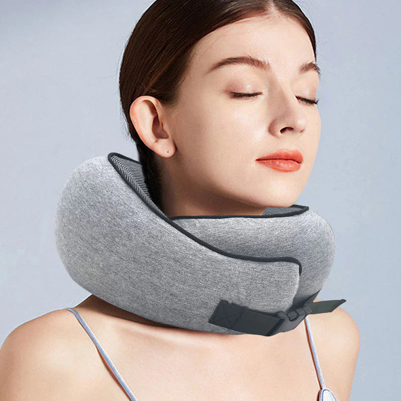 Travesseiro de Viagem SnugFly Almofada de Pescoço Ergonomia e Alívio Instantâneo
